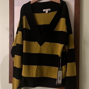 Eva Mendes Striped Longsleeve